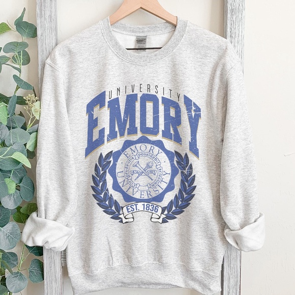 Vintage Emory Sweatshirt in classic gray oversized fit - Picture 1 of 4